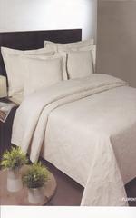 View Item Florentina Cream Cotton Rich Floral Bedspread